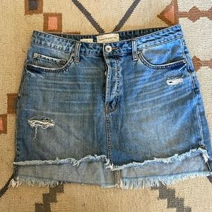 Band of Gypsies denim mini skirt